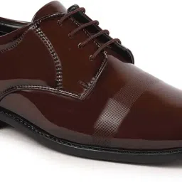 Fausto Men's Tan Derby Shoes image 4