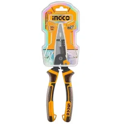 Ingco 6-in-1 Multifunction Long Nose Plier Size 8 inch (200 mm) in Half Double Blister Packing, HMFLNP28200-picture-16
