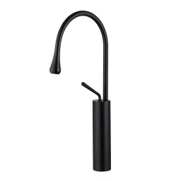 Aquieen Drop Black Brass Basin Mixer Tap, AQN 348-picture-47