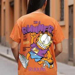 Bewakoof Women Garfield Printed T-shirt-image-82