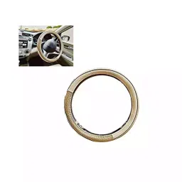 Auto Pearl Ring Type Car Steering Wheel Cover Compatible with Hector image 1