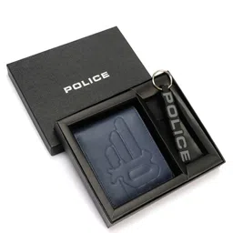 Police Men Leather Two Fold Wallet-image-45