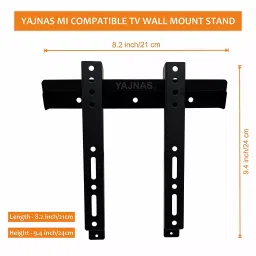 YAJNAS Black Heavy Duty Fixed TV Wall Mount Bracket Stand for 17 to 36 inch LCD image 2