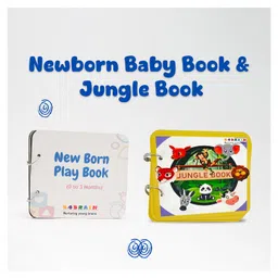 b4brain Newborn Baby Book& Board Book in The Jungle-English-picture-11