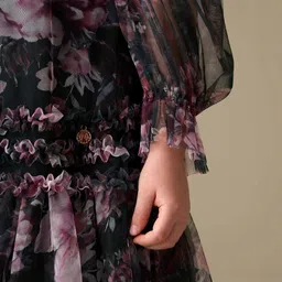 Angel & Rocket Print Fit & Flare Dress image 3