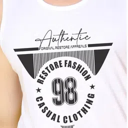 WOOSTRO Men Pack of 2 Typography Printed Round Neck Slim Fit Printed T-shirts image 3