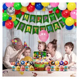 Zyozi  Pool Birthday Party Decorations Multicolor - Pack of 37 image 4