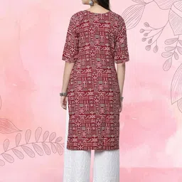 Ethnic basket Women Pack Of 2 Multicoloured Crepe Kurtas image 2