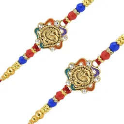 MEIRA JEWELLERY Thread Rakhi image 3