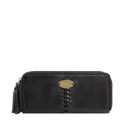 Hidesign Black Solid Rfid Zip Around Wallet for Women-picture-29