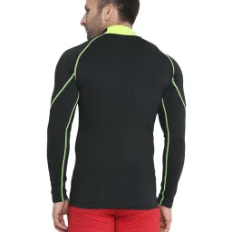 Chkokko Black Regular Fit Sports T-Shirt image 2