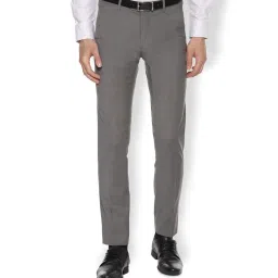 Van Heusen Grey Slim Fit Trousers image 1