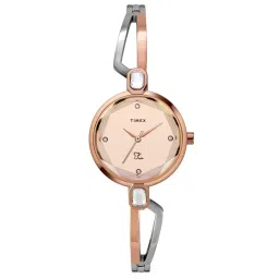 Timex Fria Women Rose Gold Round Analog Watch - TWEL15101 image 1