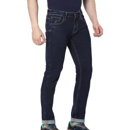 celio celio* Indigo Solid Mid Rise Jeans image 3