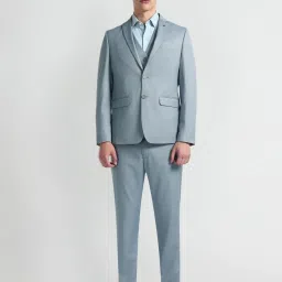 Arrow Grey Regular Fit Three Piece Suit image 1