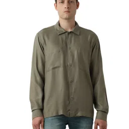 SELECTED HOMME Olive Regular Fit Overshirt image 1