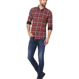 celio celio* Dark Blue Mid Rise Lightly Washed Jeans image 5