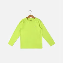 Allen Solly Junior Green Logo Full Sleeves T-Shirt image 1
