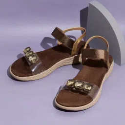 Inc.5 Women's Antique Back Strap Wedges image 1