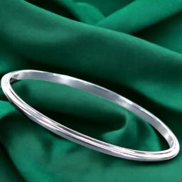 Taraash 925 Silver Sardar Kada for Men-picture-14