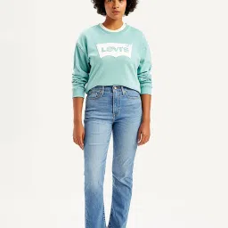 Levi's Blue Blended Solid Jeans image 1