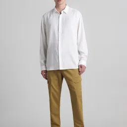 Jack & Jones White Regular Fit Cotton Shirt image 1