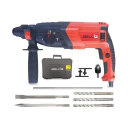 iBELL 780W 3 Functions Heavy Duty Rotary Hammer Drill (Black and Red)-picture-14