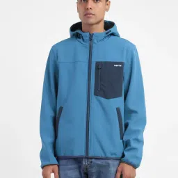 Levi'S Blue Regular Fit Hooded Jackets-picture-17