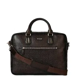 Eske Brown Leather Large Laptop Messenger Bag-image-25
