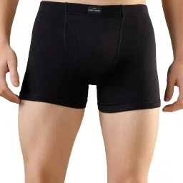 Park Avenue Black Pure Cotton Regular Fit Solid Trunks (Pack of 2) image 1