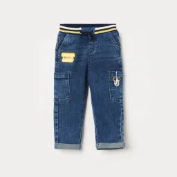 Juniors by Lifestyle Baby Boys Blue Regular Fit Jeans image 1