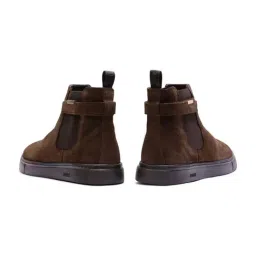 Rare Rabbit Men's BERUS Brown Chelsea Boots image 4
