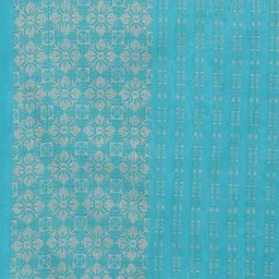 Aurelia Teal Blue Printed Cotton Dupatta image 4