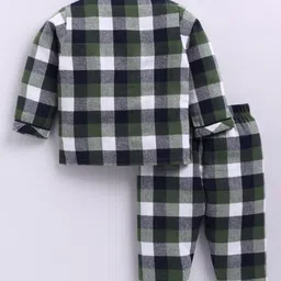 Clt.s Unisex Kids Checked Night suit image 2