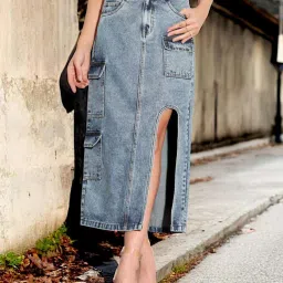 Miss Chase Blue Skirt image 1