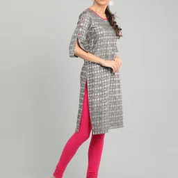 Aurelia Grey Printed Kurta image 4