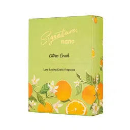 Signature Nano Air Freshener Sachet Citrus Crush Hanging Mount Type 10 g Packet Powder Form for Rooms, Cars & Bathrooms, FG001031 (Pack of 24 Pcs) image 3