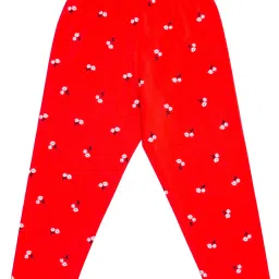 Bodycare Kids Red Floral Print Trackpants image 1