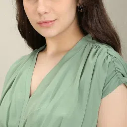 U.S. Polo Assn. Green A Line Dress image 5