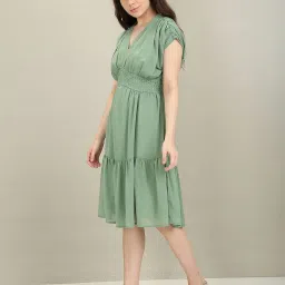 U.S. Polo Assn. Green A Line Dress image 3