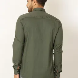 VED ELEGANT Men 1 Solid Regular Shirt image 4