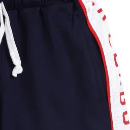 Todd N Teen Kids Blue & White Cotton Printed Bermunda image 5