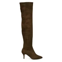 Saint G Women's Benoite Brown Stiletto Booties image 1