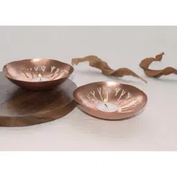 COPPRE Copper Prana Tea-Light with Holder - Set of 1 image 3