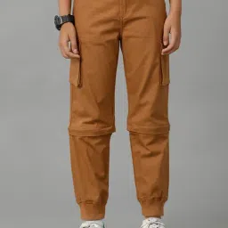 Under Fourteen Only Boys Brown Cotton Joggers-picture-33