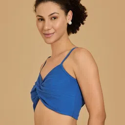 Urban Sundari Twisted Cotton Bralette Crop Top image 5