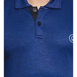 Chkokko Blue Regular Fit Polo T-Shirt image 5