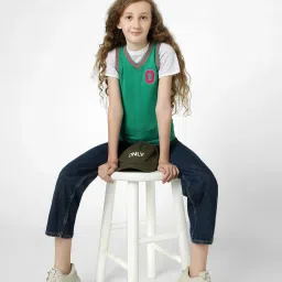 KIDS ONLY Dark Blue Solid Jeans image 4