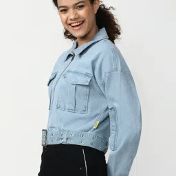 Forever 21 Blue Denim Jacket image 3