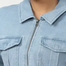 Forever 21 Blue Denim Jacket image 5